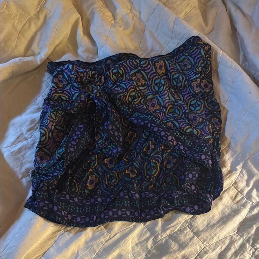 Free People Colorful Patterned Women's Skirt